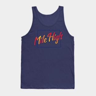 Mile High State Outline Tank Top